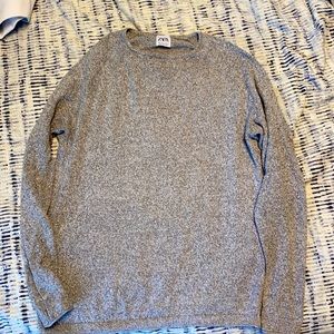 Zara size L heather grey thin sweater